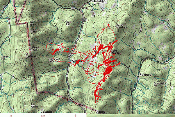 Flight Track - October 16, 2006 - C-FVKA