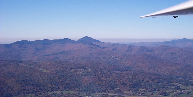 View northwest from Mt Scrag toward Camels Hump