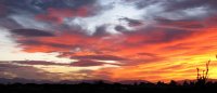 Alto-stratus Clouds at Sunset, N.M.