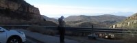 Looking down into the Tularosa Basin      