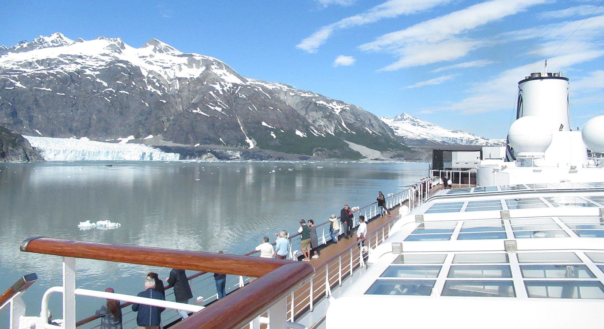 In Glacier Bay Alaska on the Zaandam